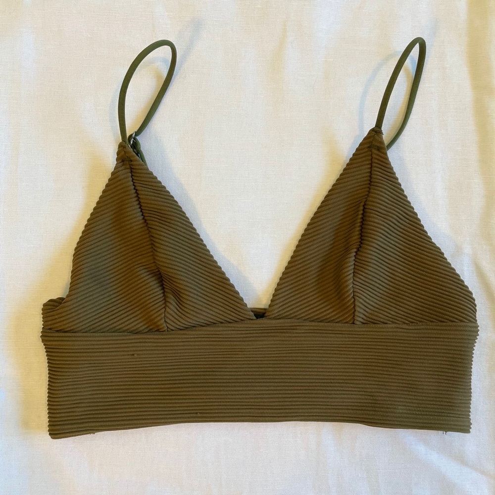 ribbed bikini top